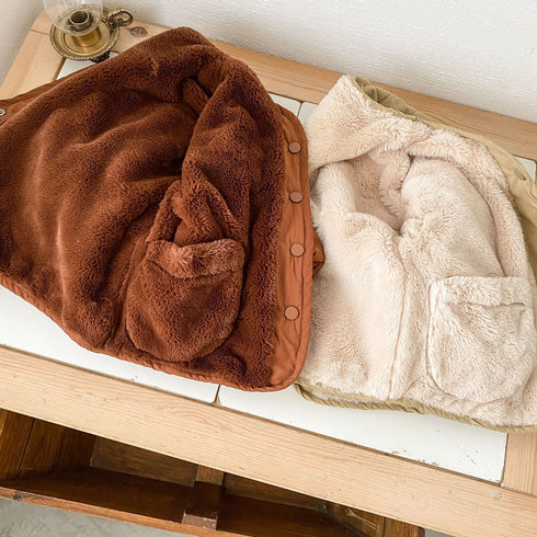 Short fur Mao Mao cotton-padded clothes wear cotton-padded jacket on both sides